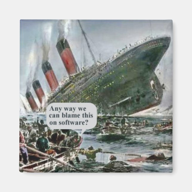 Íman De Alguma Forma Podemos Culpar Isto No Software? (Frente)