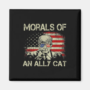 Íman De Ally Cat Funny Trump 2024