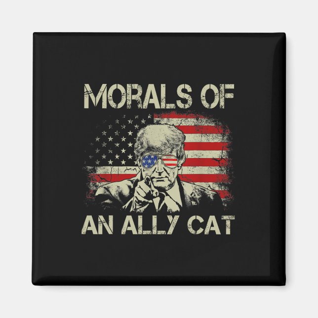 Íman De Ally Cat Funny Trump 2024 (Frente)