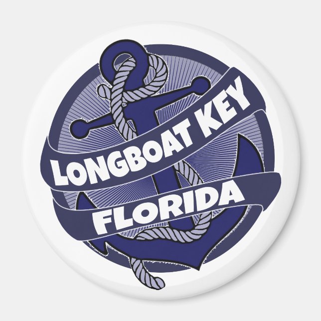 Íman de âncora Longboat Key Florida (Frente)