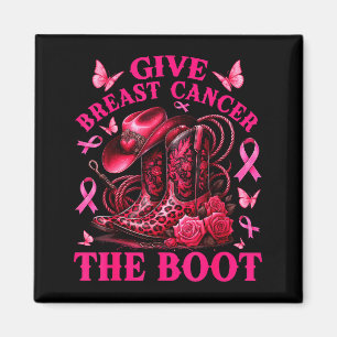 Íman Dê ao Câncer de Mama o Boot Cowgirl Conscientizaçã