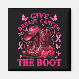 Íman Dê ao Câncer de Mama o Boot Cowgirl Conscientizaçã