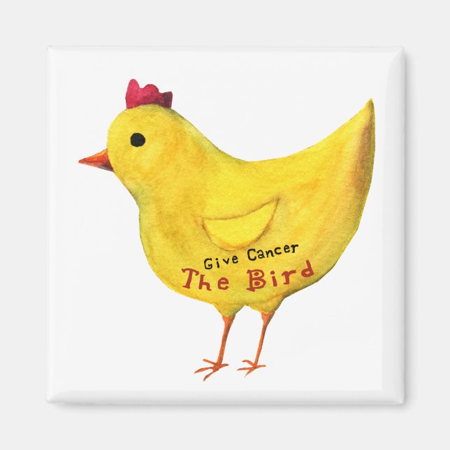 Íman Dê ao Cancer o ímã do pássaro (Frente)