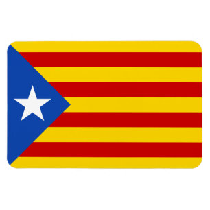 Íman De "bandeira Catalan da independência L'Estelada