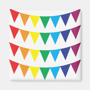 Íman de bandeira LGBT arco-íris