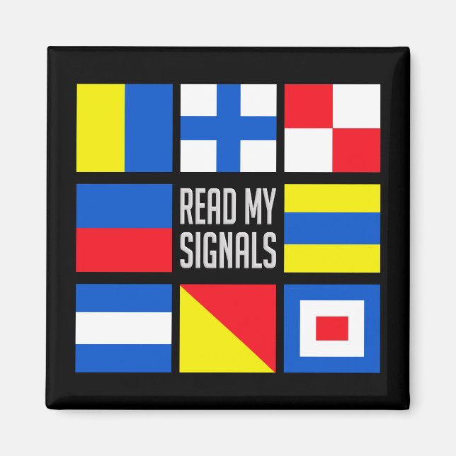 Íman de bandeira marítima (Frente)