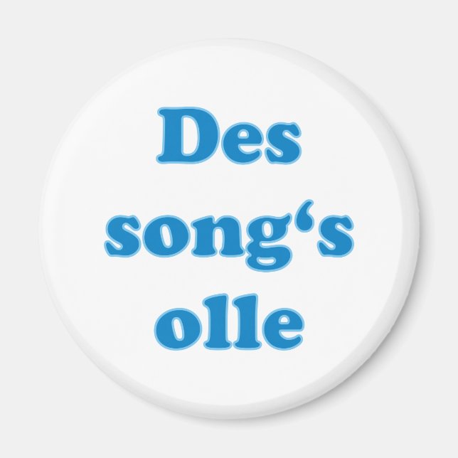 Íman de Baviera bávara song's dito olle bávaro (Frente)