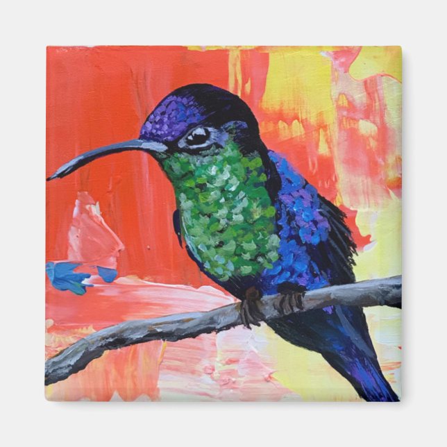 Íman de beija-flor (Frente)