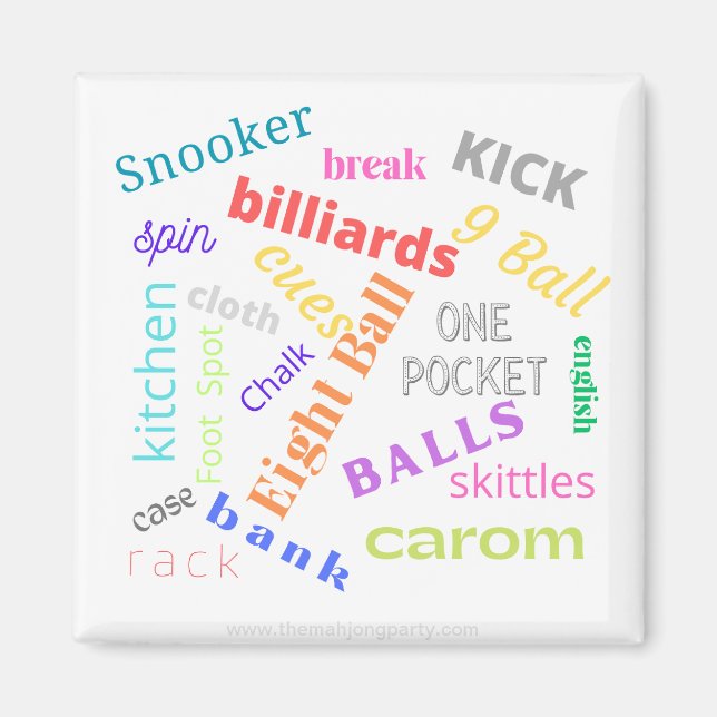 Íman de bilhar (Frente)