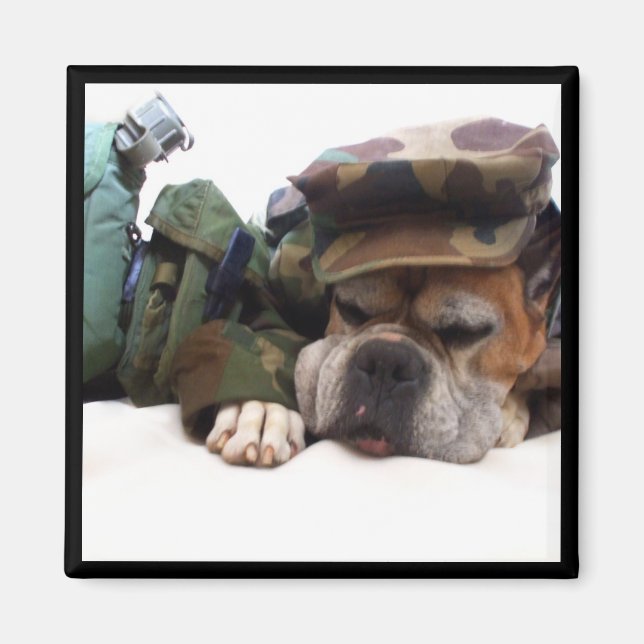 Íman de boxe militar (Frente)