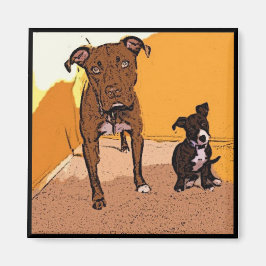 Íman de cães bonitos