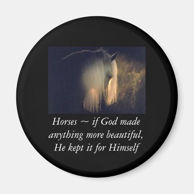 Íman de cavalo (Frente)