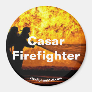 Íman de chamas do Casar Firefighter