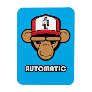 Íman de chapéu robô chimp