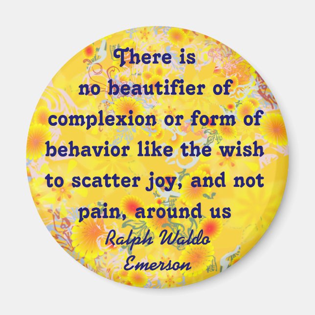 Íman de citação Emerson (Frente)