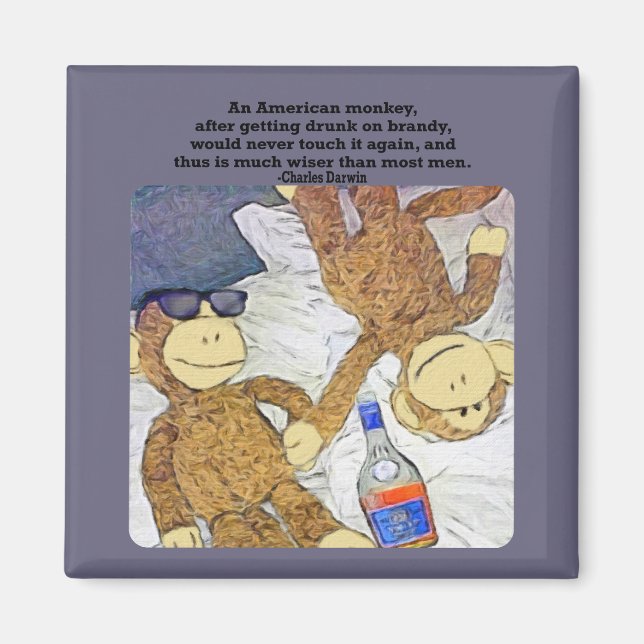 Íman de citação macaco (Frente)