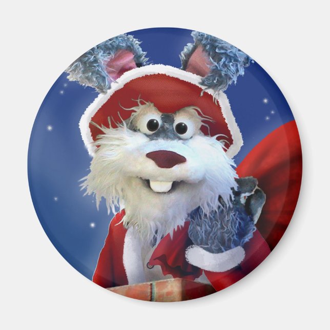 Íman de coelho papai noel (Frente)