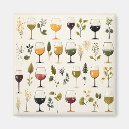 Íman de copos de vinho