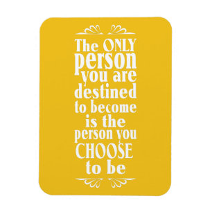 Íman de cor personalizada CHOICE de Motivação