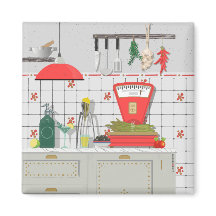 Íman de cozinha italiano