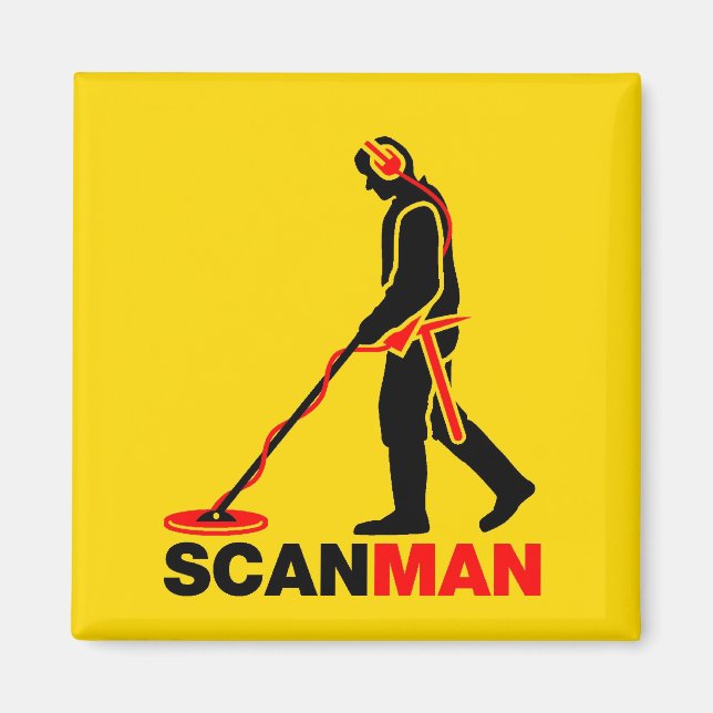 Íman de detecção de metais (Frente)