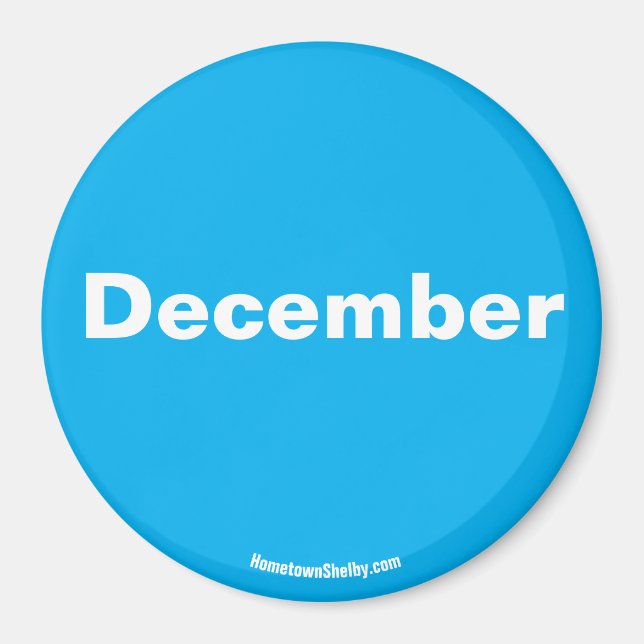 Íman de dezembro (Frente)