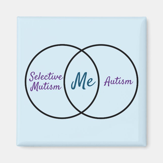 Íman de diagnóstico duplo do diagrama Venn (Frente)