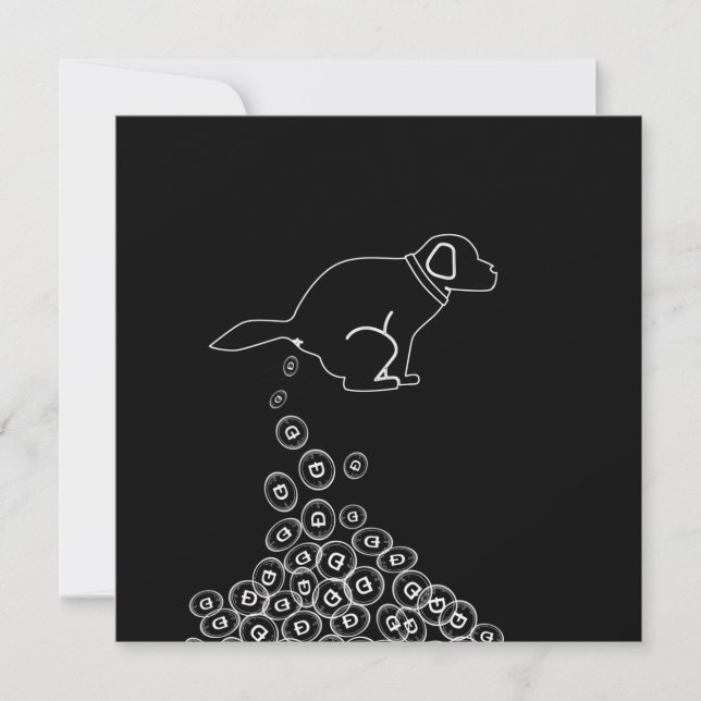 íman de dogecoinas de fazer cão (Frente)