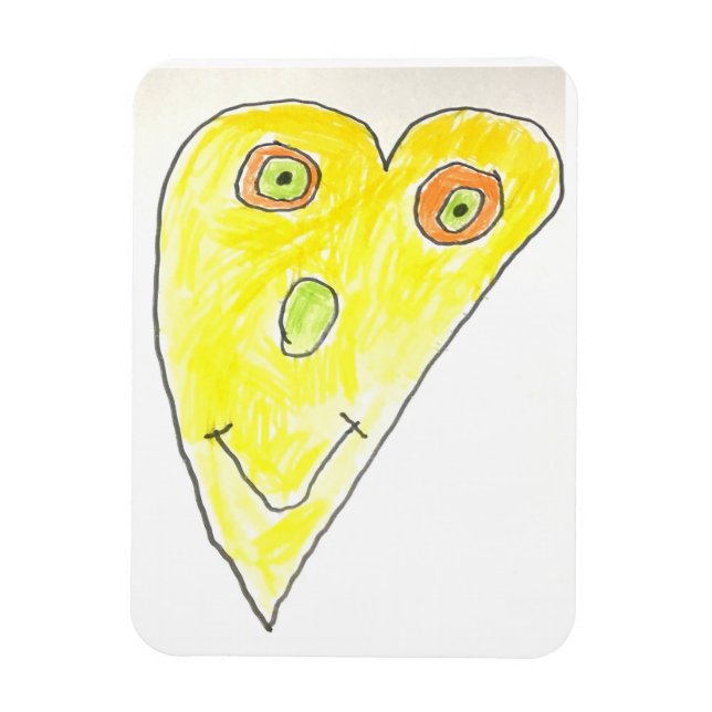 Íman de face cardíaca (Vertical)