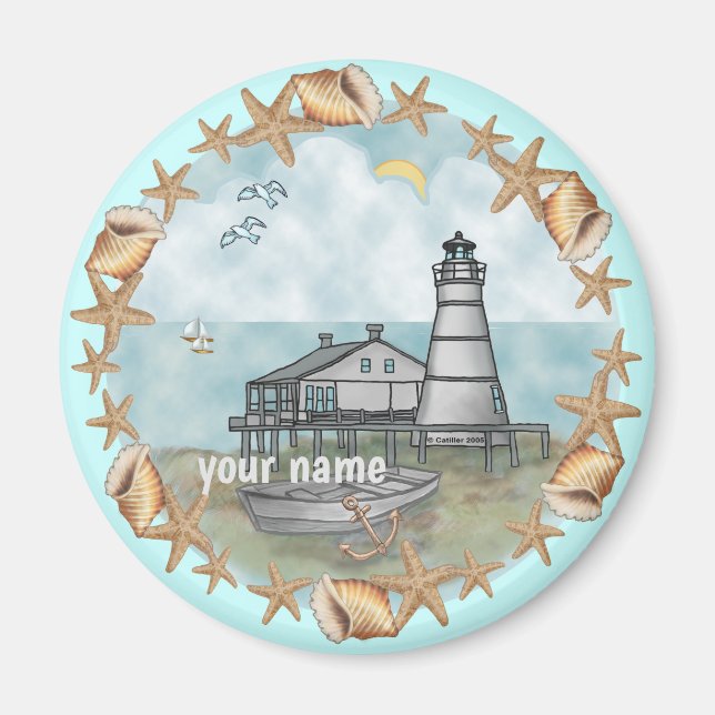 íman de farol da Louisiana (Frente)