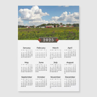 Íman de Fazenda Cênnica do Calendário 2025