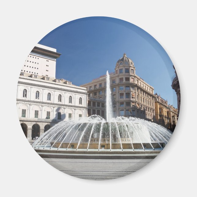 Íman De Ferrari Square, Génova, Itália (Frente)