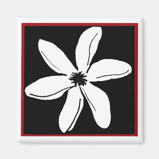 Íman de flor de Tiare (Frente)
