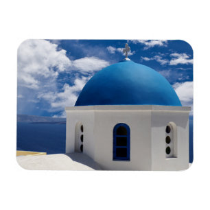 Íman de Foto Flexível Santorini, Grécia