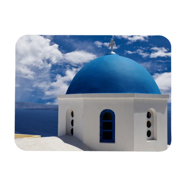 Íman de Foto Flexível Santorini, Grécia (Horizontal)