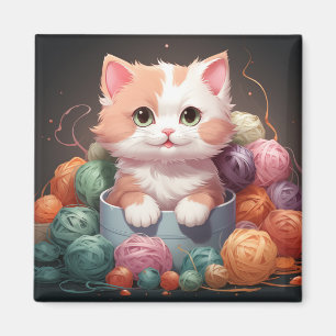 Íman de gato bonito