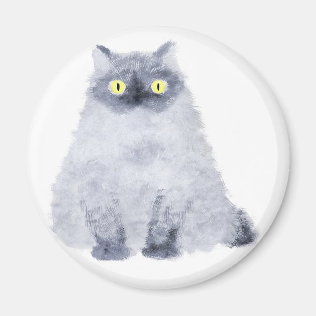 íman de gato sentado (Frente)