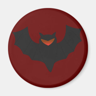 Íman de Halloween de Morcego Mal-humorado