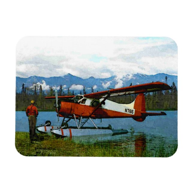Íman De Havilland Beaver Floatplane (Horizontal)