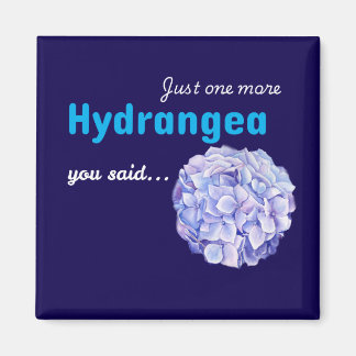 Íman de hidrangea navy - só mais um
