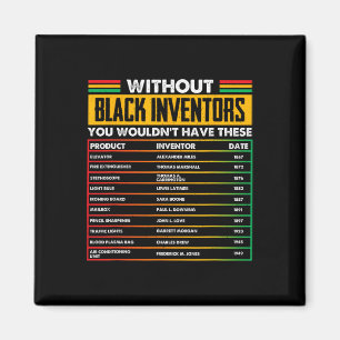 Íman De Inventores Negros Esquecidos História Negra Mês