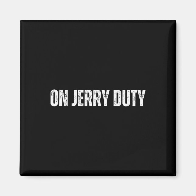 Íman De Jerry Dever Skis Piada Engraçada De Esqui Monta (Frente)