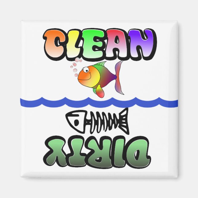 Íman de lava para-louças suja (Frente)