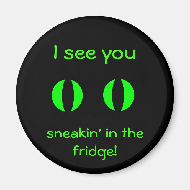 Íman de lembrete da dieta gótica (Frente)