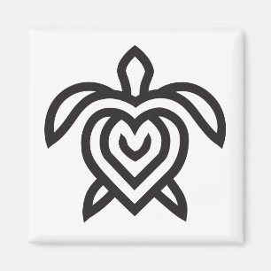 Íman de logotipo básico da Turtle Tribe