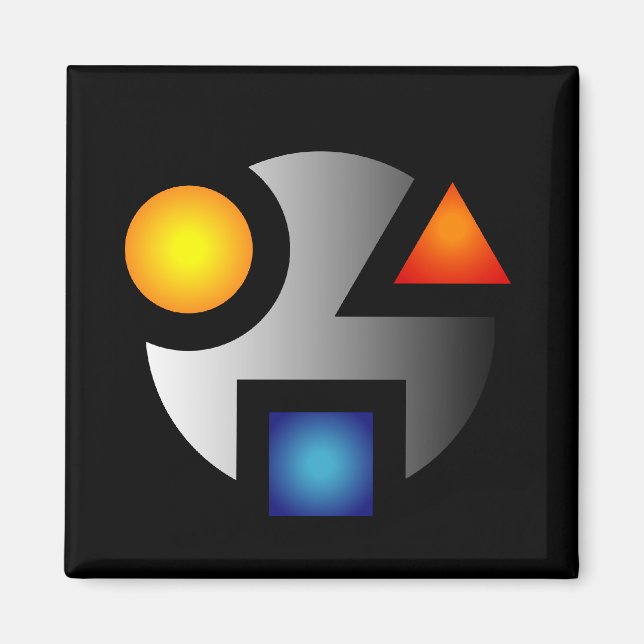 Íman de logotipo criptográfico MI (Frente)