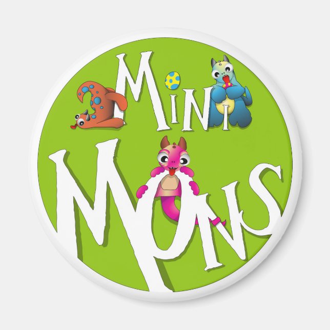 Íman de logotipo Mini Mons (Frente)