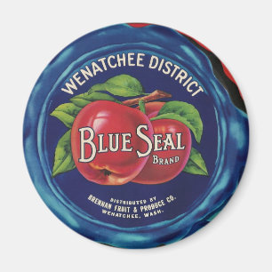 íman de maçãs de foca azul