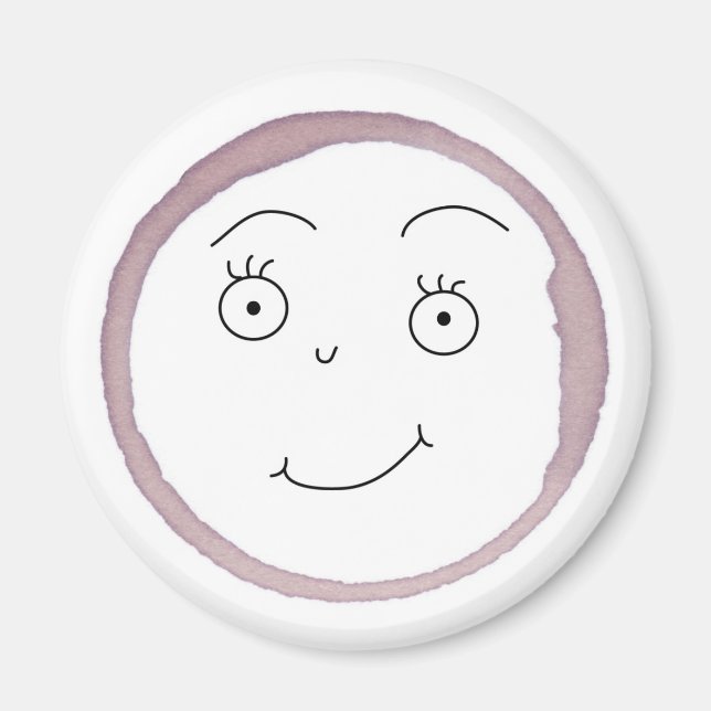 Íman de mancha do anel de vinho (Frente)