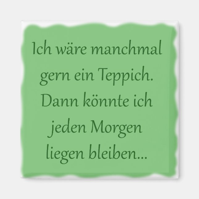 Íman De manhã estar ficam (Frente)